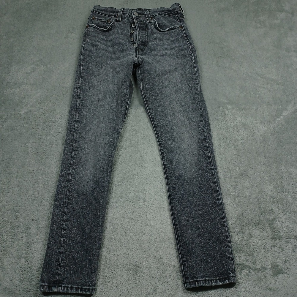 Levi's Women's Straight Leg Jeans in Washed Black